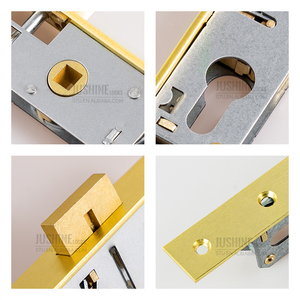 Ouzen Bộ Khóa Cửa Kim Loại Hình Lỗ 8520 355 Bộ Khóa Xi Lanh Thân Khóa 85MM - Product Image 2