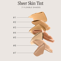 Vente en gros de crème hydratante protectrice SPF55 à étiquette privée, teint clair, fini mat, fond de teint liquide imperméable, maquillage