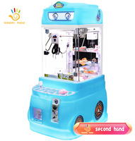 Máquina de Juego de Grúa con Garra de Camión de Bomberos Electrónica Mini Golden Hand, Simulador, 120W 110-240V, Enchufe de EE. UU. para Centros de Entretenimiento