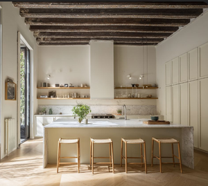 Meubles de <span class=keywords><strong>cuisine</strong></span> minimalistes <span class=keywords><strong>noir</strong></span> <span class=keywords><strong>mat</strong></span> avec îlot en marbre |   Conception de <span class=keywords><strong>cuisine</strong></span> contemporaine sur mesure - Product Image 5