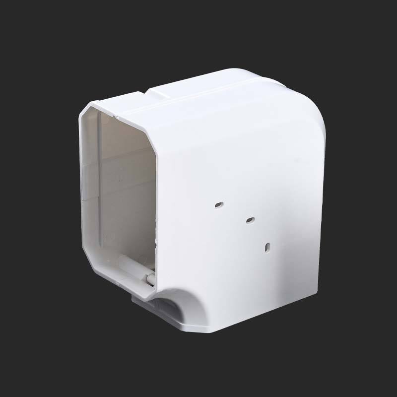 white pc130-4 Horizontal Elbow