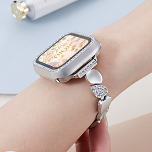 Correa de Reloj de Aleación de Zinc para <span class=keywords><strong>Apple</strong></span> <span class=keywords><strong>Watch</strong></span> 38mm 40mm 41mm 42mm 44mm 45mm 46mm 49mm, Brazaletes de Reloj con Diseño Moderno - Product Image 4