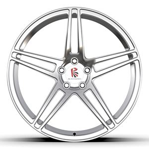 बीआर पहियों ब्रश डबल पांच बोले wheel15 16 17 18 19 20 21 22 23 24 26 इंच अनुकूलित 6061-T6 एल्यूमीनियम 1pcs जाली पहियों - Product Image 3