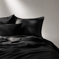 Drap-housse en fibre de bambou 100 % pur, doux, respirant et uni, idéal pour l'ensemble de literie – Vente en gros usine