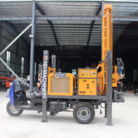 Foreuse de puits d'eau portable personnalisée, diesel, machines de forage, service 24/7