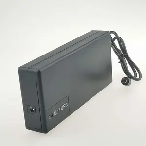 12v 2a output 44.4wh ups power supply mini dc ups for wifi modem 4-6 hours continuous operation