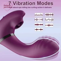 7-Gang Vibrierender Saugvibrator Klitoris-Stimulator Masturbator Spielzeug für Frauen Oralsex Klitoris-Sauger