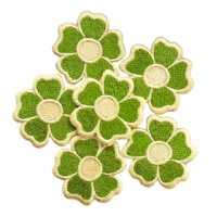 Patchs brodés de fleurs pour vêtements, patchs pour femmes, patch vert, patch floral pour veste, patchs floraux, broderie personnalisée