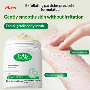 Tanya Qingji <span class=keywords><strong>Crema</strong></span> Esfoliante Profumata con Acido Malico per Pelle Normale/Mista, Esfoliante e Detergente - Product Image 4