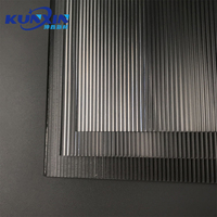 Feuille de stratifié acrylique transparente décorative en PMMA, feuille de diffuseur de lumière LED pour cuisine