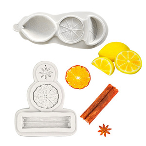 Quế Sao hồi chanh lát hình bánh trang trí Khuôn Silicone để nướng tự làm sô cô la thạch cao Epoxy khuôn BPA miễn phí - Product Image 3