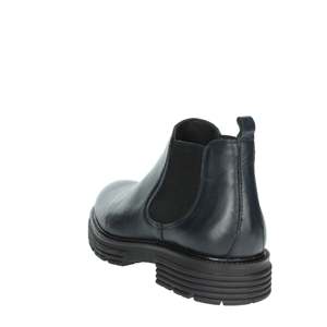 Bottes mi-mollet pour homme Hermann Scott, bleu, taille 43, hauteur de talon Blu Martin Boots - Product Image 2