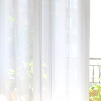Innermor Dernière Tulle Dentelle Solide Blanc Fenêtre Screening Sheer Rideaux pour Salon Moderne Tulle Sheer Rideaux