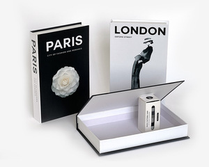 Cajas Decorativas con Forma de Libro Vacías, Estilo París, Decoración Abierta, Diseño de Marca de Lujo, con Almacenamiento, Libros Decorativos para Decoración del Hogar - Product Image 6