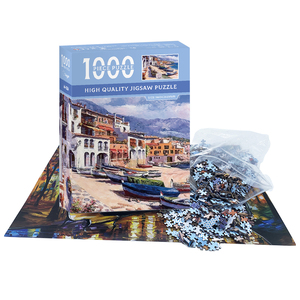 Puzzle personalizzati in 1000 pezzi Mini giocattoli Puzzle di carta stampano educativi per bambini e adulti - Product Image 1