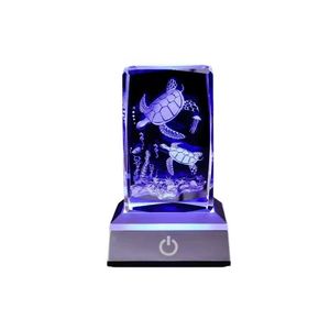 Superventas 3D cristal Ángel <span class=keywords><strong>noche</strong></span> luz Navidad decoración escritorio láser cubo con pilas para sala <span class=keywords><strong>de</strong></span> estar - Product Image 2