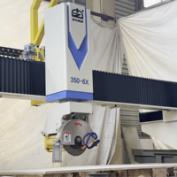 Sierra de Puente CNC Multifunción Zhengda de 4+1 Ejes para Cortar Piedra, Función de Router, Motor de Engranajes de 27KW, Certificación CE