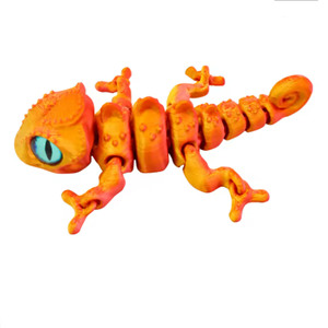 Figurine de caméléon réaliste imprimée en 3D SDK18, ornement de bureau créatif, modèle de statue décorative, cadeau unique pour la maison ou le bureau - Product Image 5