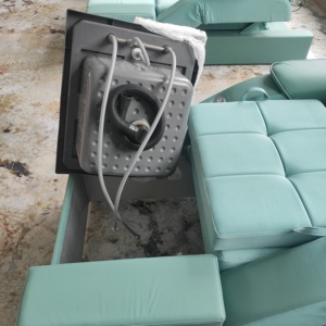 Sofá Eléctrico Ajustable para <span class=keywords><strong>Masaje</strong></span> de Pies, Sillón Reclinable de Reflexología Tailandesa, Silla de Pedicura con Reposapiés - Product Image 6