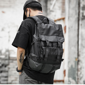 Custom Recycled Plastic Bottles Sports <b>Rolltop</b> Travel <b>Rucksack</b> Roll Top Backpack - Product Image 6