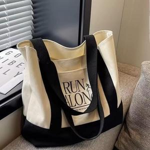 <span class=keywords><strong>Tote</strong></span> túi với tùy chỉnh in logo <span class=keywords><strong>Tote</strong></span> Túi trống vải số lượng lớn Vải <span class=keywords><strong>Tote</strong></span> túi với Túi Trắng xử lý màu đen - Product Image 4