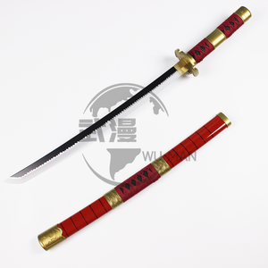 Une pièce Roronoa Zoro Cosplay épées de sécurité <span class=keywords><strong>Katana</strong></span> en bois Led jouet épées pour enfants enfants - Product Image 4