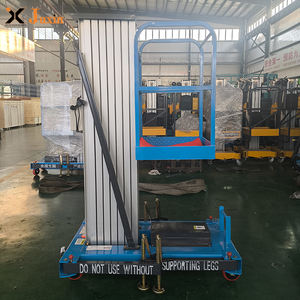 इलेक्ट्रिक एल्यूमीनियम मिश्र धातु टेलीस्कोपिक मैन लिफ्ट 6 मीटर ऊर्ध्वाधर लिफ्ट प्लेटफॉर्म हवाई कामकाजी मंच लिफ्ट - Product Image 1