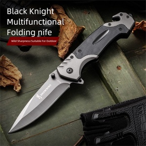 Cuchillo Plegable Multifuncional de Acero Inoxidable Personalizable OEM HK Brand FB081, para Supervivencia al Aire Libre, Camping, Bricolaje, Grado G10 - Product Image 3