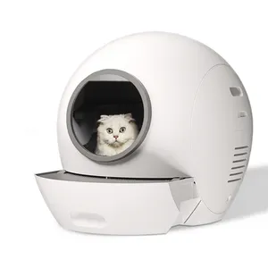 CLB001 lüks kendini temizleme kedi kum kabı otomatik kedi tuvalet WIFI fonksiyonu ile küçük kedi kum kabı