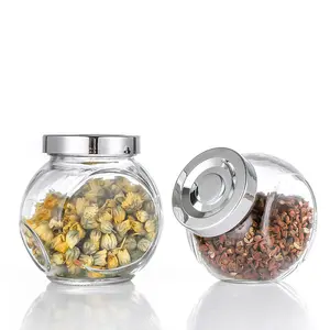 批发价独特设计180毫升气密香料罐玻璃方形香料罐2盎司玻璃香料罐