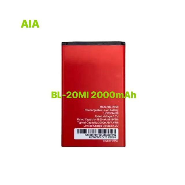 Mobile Phone Battery BL-20MI 2000mAh Lithium Polymer Battery 3.8V OEM for Itel Tecno Various Models (BL-10CI BL-10BI Stock
