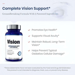 Complément alimentaire en gélules molles pour la santé oculaire, soutient la vision quotidienne, réduit la fatigue oculaire, pour une vision claire et saine, luteïne, zéaxanthine, adultes - Product Image 3