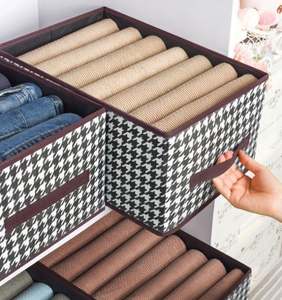 <b>Large</b> Capacity Storage <b>Bins</b> Closet Organizer Sturdy Foldable Storage Boxes for Organizing Clothing - Product Image 5