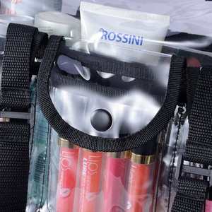 Bolsa de <span class=keywords><strong>maquillaje</strong></span> de Pvc transparente medio, bolsa de almacenamiento de cosméticos transparente, Kits de <span class=keywords><strong>maquillaje</strong></span> de viaje, organizador, bolsa <span class=keywords><strong>Mua</strong></span> - Product Image 5