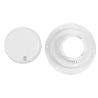 Kit de ventilation de plomberie avec écran, remplacement du bouchon de ventilation de camping-car, bouchon de ventilation d'égout de camping-car pour tuyau de 1 à 2 3/8 ", blanc et noir