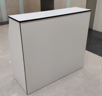 Prix d'usine pas cher moderne nouveau design mobile pliant événement fête led Portable Bar Counter