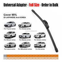 Accessoires de voiture, balais d'essuie-glace universels de type U, pour toutes les saisons, essuie-glace de pare-brise