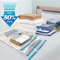 Sacs de compression de voyage écologiques Z-PA+PE, capacité 0-0,5L, pour vêtements, sacs de rangement sous vide pour valise