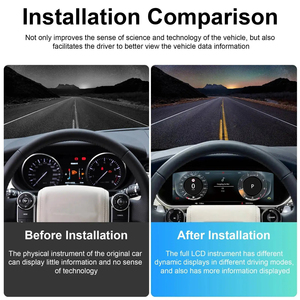 Tableau de bord LCD 12,3'' pour Land Rover Range Rover Sport 2014-2017 Range Rover 2013-2016, Carplay, cockpit virtuel - Product Image 6