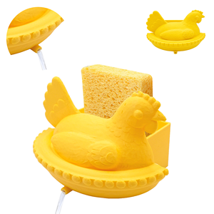 Porta Spugne a Forma di Gallina Stampato in 3D, Organizzatore Multifunzionale per Lavello da Cucina e Bagno, Senza Marca - Product Image 1