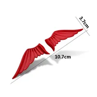 Nouvelles ailes d'ange pour voiture, ailes d'aigle, autocollants en métal 3D, adaptés à tous les véhicules, accessoires de décoration de voiture