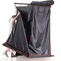 Tente de Douche de Camping en Aluminium Légère, Anti-Vent, Quatre Saisons, Installation Facile, Occultante, pour Overlanding, Marque Privée