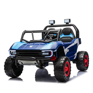 <span class=keywords><strong>Voiture</strong></span> électrique pour enfants avec télécommande 2.4G, lumières LED, batterie rechargeable 12V, <span class=keywords><strong>voiture</strong></span> de course tout-terrain pour enfants - Product Image 1