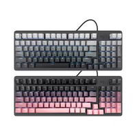 Clavier mécanique filaire Logitech K848 à commutation à chaud, avec joint, interrupteurs linéaires silencieux, rétroéclairé, pleine taille, pour le bureau et la programmation