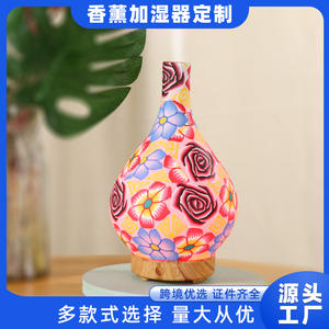 Difusor de Aroma Creativo con Forma de Florero, 0.5L, Alimentado por USB, con Luz LED, para Uso Doméstico - Product Image 4