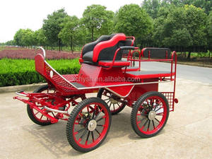 Chariot de cheval de haute qualité Marathon Racing Pony Horse Carriages/Pony Carriage Lovely Surrey Marathon Carriage avec prix d'usine - Product Image 5