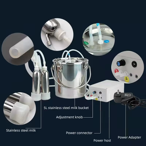 Mini Máquina <span class=keywords><strong>de</strong></span> Ordeño Portátil Recargable, Equipo <span class=keywords><strong>de</strong></span> Succión <span class=keywords><strong>de</strong></span> Leche Eléctrico Pulsante para Vacas, Ovejas y <span class=keywords><strong>Burros</strong></span> - Product Image 4