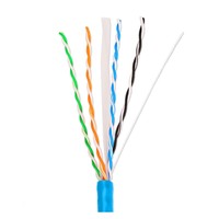 Proveedor Chino de Cable LAN UTP CAT6 24AWG, Caja de 1000 pies, Revestimiento LSZH, Certificado CE para Redes