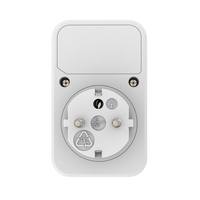 WATTSAVE France 230V 16A Prise avec prise secteur 2 ports USB Adaptateur de charge avec multiprise CE pour une garantie de 12 mois