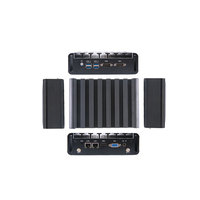 Nuevo Mini PC Industrial Sin Ventilador CORE I5 4200U 5200U 2COM 2LAN 4USB HD VGA DDR3L Computadora Integrada Robusta con Linux IoT